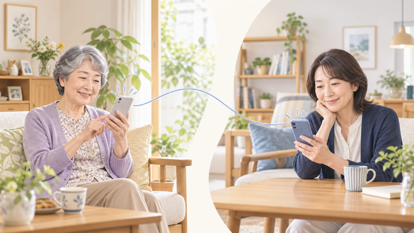 見守りカメラなしで親の様子を確認する方法|離れて暮らす家族にできる6つの方法
