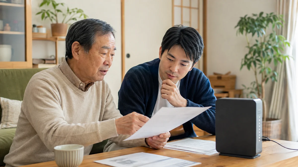 実家向け光回線の選び方｜親の家で契約する前に確認したいポイント