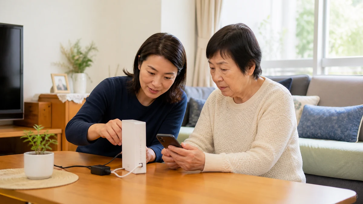 実家向けホームルーターの選び方｜工事なしで使いたい家庭が確認したいポイント